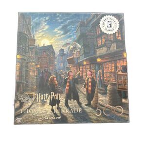 Thomas Kinkade Harry Potter Diagon Alley 500 Piece Puzzle Never Opened